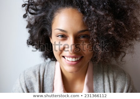 Stok fotoğraf: Beautiful Woman In Close Up