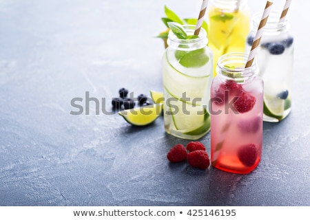 Foto stock: Variety Of Cold Drinks