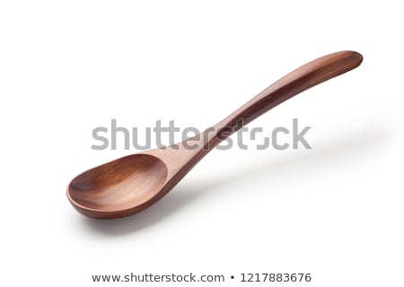 Foto stock: Empty Wooden Spoon