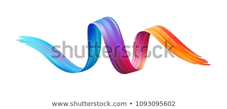 Foto d'archivio: Paint Brush Banner Colorful Background Vector