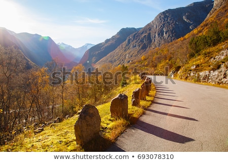 ストックフォト: Gamle Strynefjellsvegen In Norway