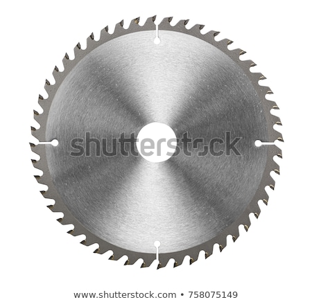 Stock photo: Circular Saw Blade On White Background