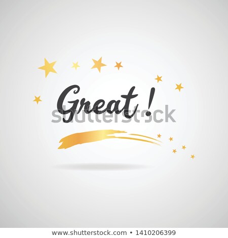 Foto stock: Word Of Great