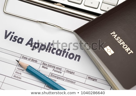 Zdjęcia stock: Visa Application