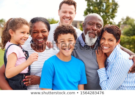 商業照片: Female Multi Generation Portrait In Garden