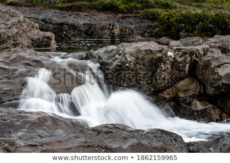 Foto stock: Small Waterfall On The Isle Of Skye