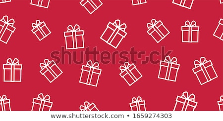 Foto d'archivio: Seamless Pattern Of Present Box