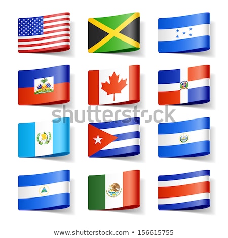 Stok fotoğraf: Canada And Haiti Flags
