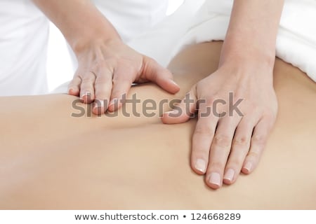 Stockfoto: Lower Back Massage