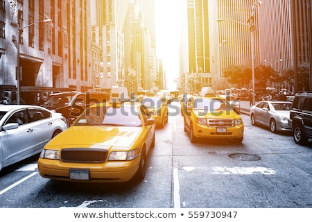 Gelbes Taxi Stock foto © cla78