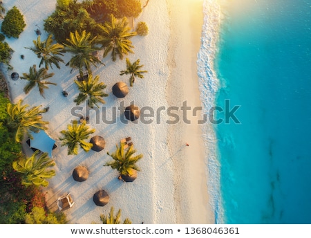 Foto stock: Aerial View On Tropical Island