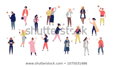 Stockfoto: Man Character Vector Illustration In Flat Style