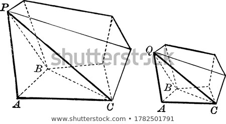 Stockfoto: Two White Polyhedron