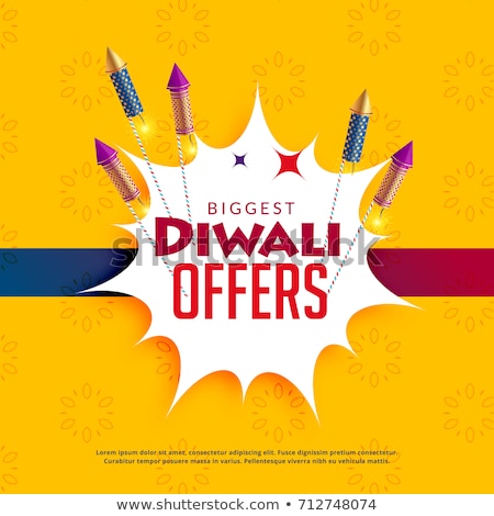 [[stock_photo]]: Diwali Fireworks Sale Background Design