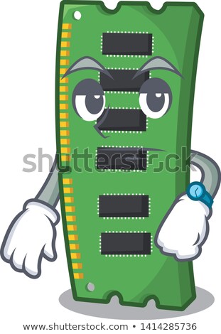 Stockfoto: Cartoon Ram Bored