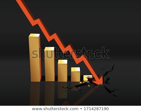 Stock photo: Business Graph Down 2020