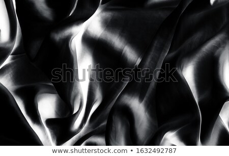 Stockfoto: Luxury Monochrome Soft Satin Flatlay Background Texture Holiday