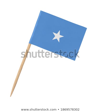 ストックフォト: Miniature Flag Of Somalia Isolated
