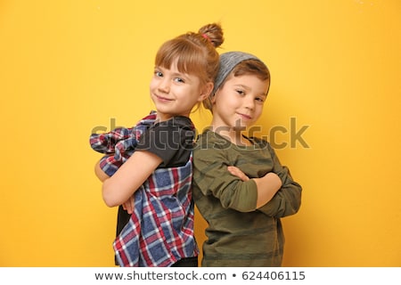 Stock foto: Boy And Girl