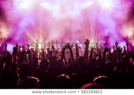 Foto stock: Crowd On The Party