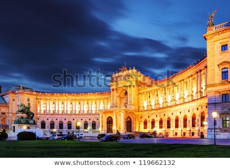 [[stock_photo]]: Hofburg Imperial Palace At Night Vienna