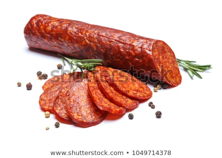 Stockfoto: Salami And Chorizo