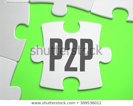 Stock photo: P2p - Jigsaw Puzzle With Missing Pieces