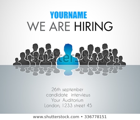 Foto stock: We Are Hiring Background For Your Hiring Posters And Flyer