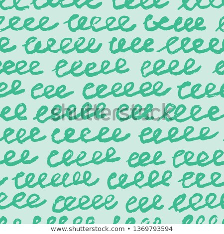 Stock photo: Green Neutral Seamless Pattern For Modern Design In Flat Style