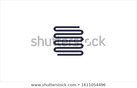 Stock fotó: Heated Towel Rail Icon