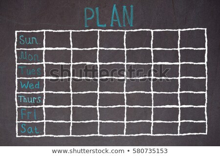 Foto stock: Time For Training - Chalkboard With Hand Drawn Text