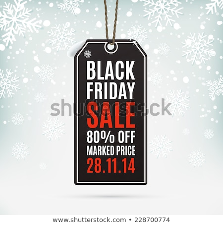 Stock fotó: Black Friday Coupon On Clearance Sell Out Big Sale