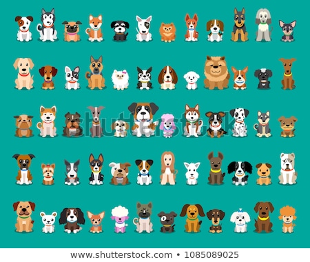 Stock photo: Cute Puppy Or Dog Cartoon Animal Character