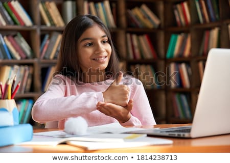 Foto stock: Deaf People Learning Sign Language