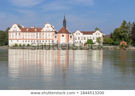 Foto stock: Inn River In Wasserburg Am Inn Germany