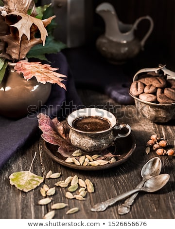 Foto stock: Autumn Still Life On Table
