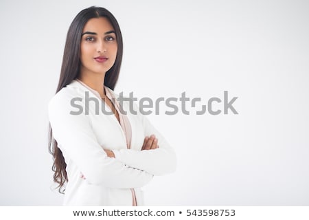 Stok fotoğraf: Beautiful Indian Brunette Woman Portrait