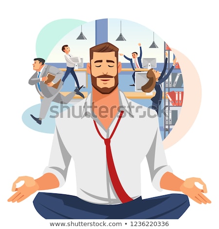 Stok fotoğraf: Focus Concentration In Yoga