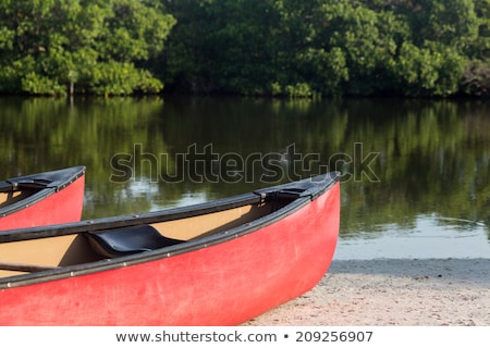 Stockfoto: Prow Or Front Of Plastic Kayak Or Canoe