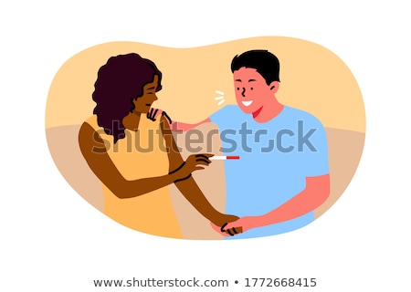 Zdjęcia stock: Pregnancy Test Vector Illustration
