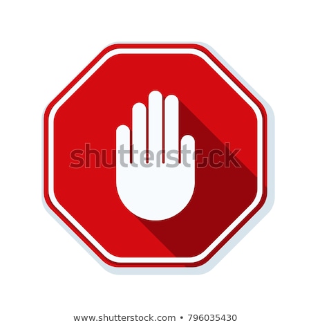 Stock foto: Stop Sign No Spam