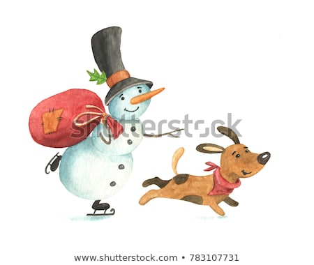 [[stock_photo]]: Cute Brown Dog Illustration