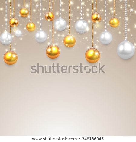 Foto d'archivio: Background With Christmas Balls Eps 10 Grey