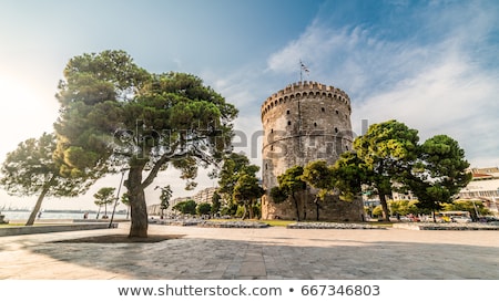 Foto stock: White Tower Thessaloniki