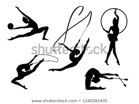 Stok fotoğraf: Rhythmic Gymnastics Performance