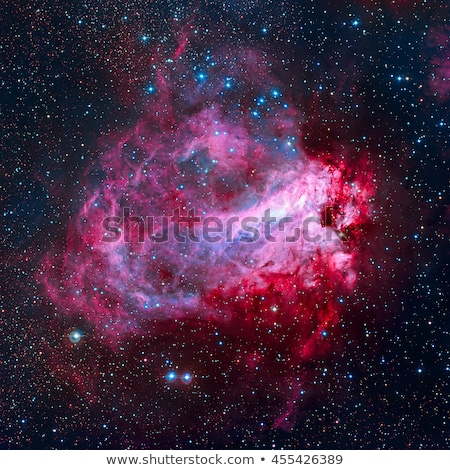 Stock fotó: The Omega Nebula - Swan Nebula In The Constellation Sagittarius