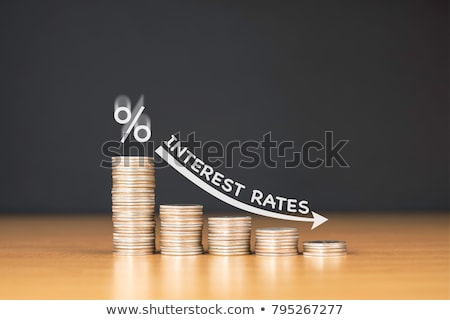 Stock fotó: Interest Rate Decrease Concept