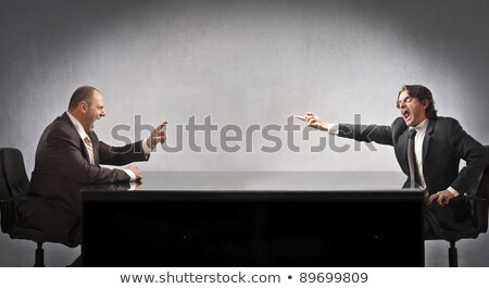 Foto stock: Business Quarrel