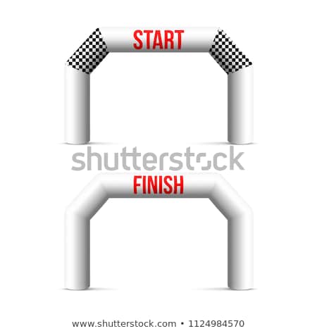 Stockfoto: Inflatable Promotion Arch Mock Up