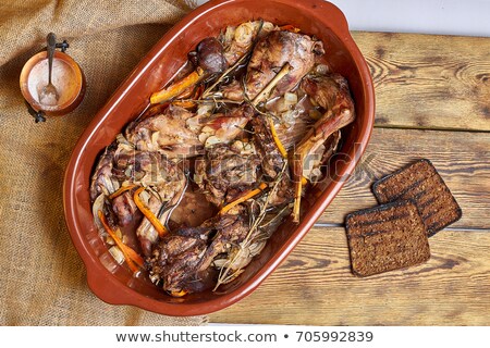 [[stock_photo]]: Cooking A Stew Of Hare